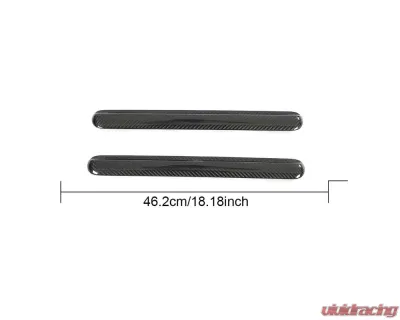 VR Aero Carbon Fiber C-Pillar Side Air Vent Cover Mercedes G-Wagon W463 G500 G63 G55 - VR-W463-500