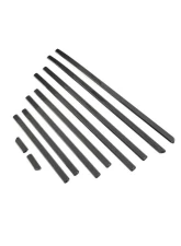 VR Aero Carbon Fiber Side Molding Trim Set Mercedes G-Wagon W463 G63 G65 G500                                     - VR-W463-685 - Image 2