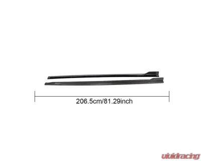 VR Aero Carbon Fiber Side Skirts V1 Audi A5 S-Line S5 Sportback Hatchback 4-Door - VR-A5S5-633