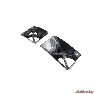 VR Aero Carbon Fiber X Brace Bumper Air Duct Covers BMW M2 G87 - VR-G87-605