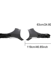 VR Aero Carbon Fiber Front Vented Race Fenders BMW M2 G87                                     - VR-G87-636 - Image 20
