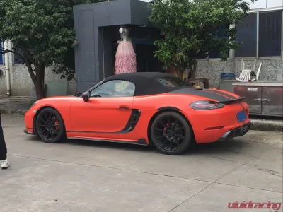 VR Aero Carbon Fiber Side Skirts Porsche 718 Cayman - VR-718-631