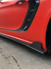 VR Aero Carbon Fiber Side Skirts Porsche 718 Cayman                                     - VR-718-631 - Image 7
