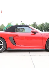 VR Aero Carbon Fiber Side Skirts Porsche 718 Cayman                                     - VR-718-631 - Image 2