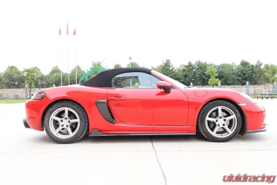 VR Aero Carbon Fiber Side Skirts Porsche 718 Cayman - VR-718-631