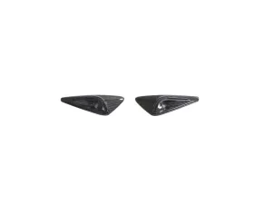 VR Aero Carbon?Fiber?Side?Fender?Camera?Vent?Cover?Trim?Tesla?Model