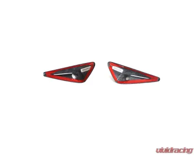 VR Aero Carbon?Fiber?Side?Fender?Camera?Vent?Cover?Trim?Tesla?Model - ML-ZDH424-PRO