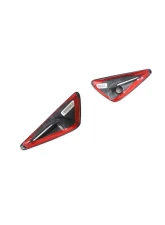 VR Aero Carbon?Fiber?Side?Fender?Camera?Vent?Cover?Trim?Tesla?Model                                     - ML-ZDH424-PRO - Image 13