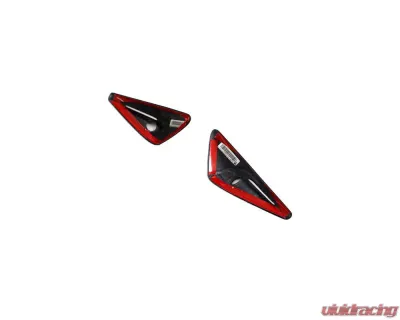 VR Aero Carbon?Fiber?Side?Fender?Camera?Vent?Cover?Trim?Tesla?Model - ML-ZDH424-PRO