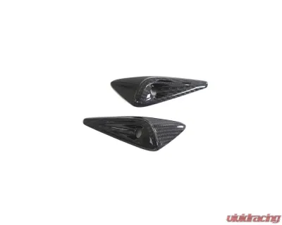 VR Aero Carbon?Fiber?Side?Fender?Camera?Vent?Cover?Trim?Tesla?Model - ML-ZDH424-PRO