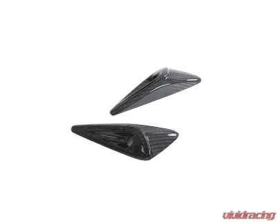 VR Aero Carbon?Fiber?Side?Fender?Camera?Vent?Cover?Trim?Tesla?Model - ML-ZDH424-PRO