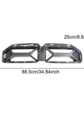 VR Aero Carbon Fiber X Brace Kidney Grills BMW M2 G87                                     - VR-G87-606 - Image 17