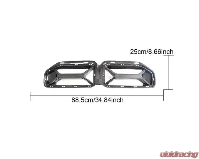 VR Aero Carbon Fiber X Brace Kidney Grills BMW M2 G87 - VR-G87-606