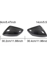 VR Aero Carbon Fiber Side Mirror Covers Porsche Taycan 9J1                                     - VR-9J1-660 - Image 20