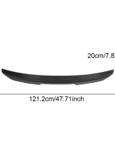 VR Aero Carbon Fiber Rear Trunk Spoiler GT Style Audi A4 S4 B9 Sedan 2015-2023                                     - VR-B9-620 - Image 20