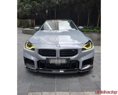 VR Aero Carbon Fiber Front Air Ducts Angle Style BMW M2 G87 - VR-G87M2-650