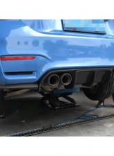 VR Aero Carbon Fiber Rear Diffuser V2 BMW M3 | M4 | F80 | F82 | F83                                     - VR-M3M4-F80F82F83-610 - Image 10