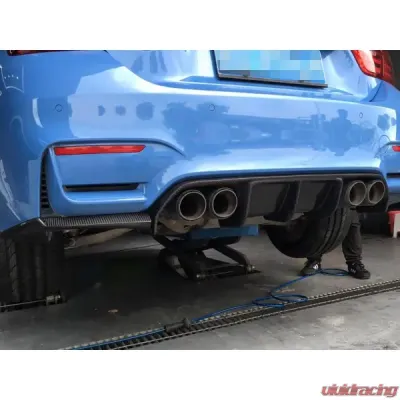 VR Aero Carbon Fiber Rear Diffuser V2 BMW M3 | M4 | F80 | F82 | F83 - VR-M3M4-F80F82F83-610