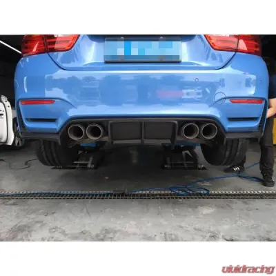 VR Aero Carbon Fiber Rear Diffuser V2 BMW M3 | M4 | F80 | F82 | F83 - VR-M3M4-F80F82F83-610