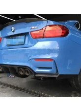 VR Aero Carbon Fiber Rear Diffuser V2 BMW M3 | M4 | F80 | F82 | F83                                     - VR-M3M4-F80F82F83-610 - Image 12