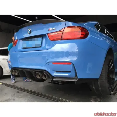 VR Aero Carbon Fiber Rear Diffuser V2 BMW M3 | M4 | F80 | F82 | F83 - VR-M3M4-F80F82F83-610
