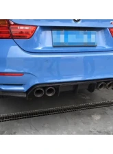 VR Aero Carbon Fiber Rear Diffuser V2 BMW M3 | M4 | F80 | F82 | F83                                     - VR-M3M4-F80F82F83-610 - Image 13