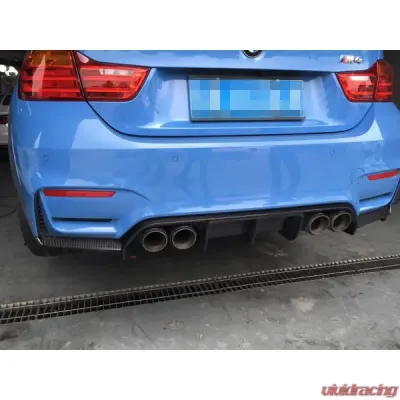 VR Aero Carbon Fiber Rear Diffuser V2 BMW M3 | M4 | F80 | F82 | F83 - VR-M3M4-F80F82F83-610