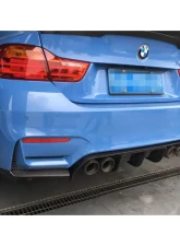 VR Aero Carbon Fiber Rear Diffuser V2 BMW M3 | M4 | F80 | F82 | F83                                     - VR-M3M4-F80F82F83-610 - Image 15