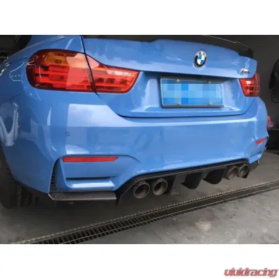 VR Aero Carbon Fiber Rear Diffuser V2 BMW M3 | M4 | F80 | F82 | F83 - VR-M3M4-F80F82F83-610
