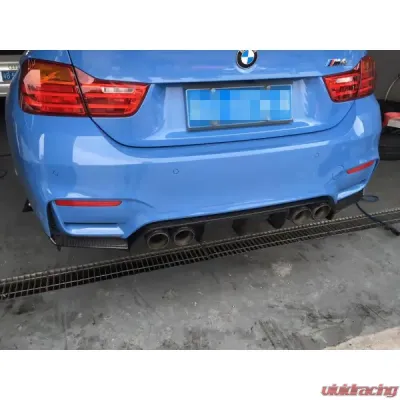 VR Aero Carbon Fiber Rear Diffuser V2 BMW M3 | M4 | F80 | F82 | F83 - VR-M3M4-F80F82F83-610