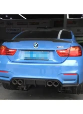 VR Aero Carbon Fiber Rear Diffuser V2 BMW M3 | M4 | F80 | F82 | F83                                     - VR-M3M4-F80F82F83-610 - Image 6