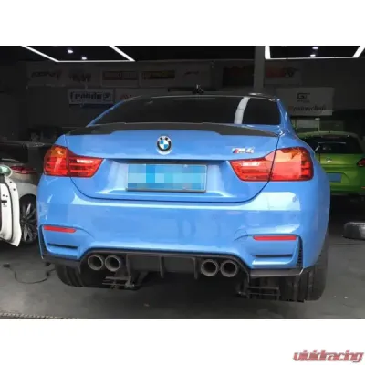 VR Aero Carbon Fiber Rear Diffuser V2 BMW M3 | M4 | F80 | F82 | F83 - VR-M3M4-F80F82F83-610
