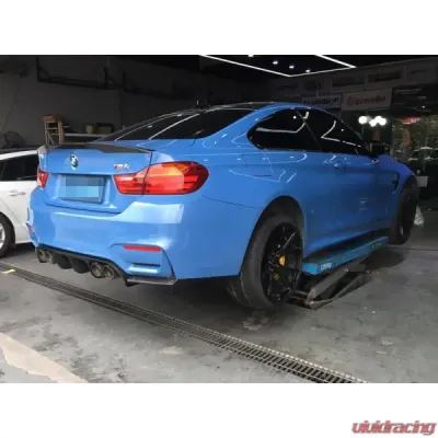 VR Aero Carbon Fiber Rear Diffuser V2 BMW M3 | M4 | F80 | F82 | F83 - VR-M3M4-F80F82F83-610