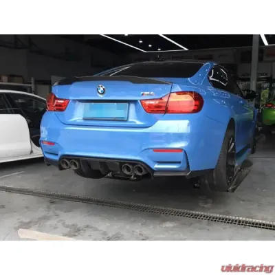 VR Aero Carbon Fiber Rear Diffuser V2 BMW M3 | M4 | F80 | F82 | F83 - VR-M3M4-F80F82F83-610