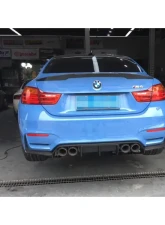 VR Aero Carbon Fiber Rear Diffuser V2 BMW M3 | M4 | F80 | F82 | F83                                     - VR-M3M4-F80F82F83-610 - Image 9