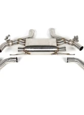 VRP BMW X3M X4M Stainless Valvetronic Exhaust System with Carbon Tips                                     - VR-S58X34M-170S - Image 2