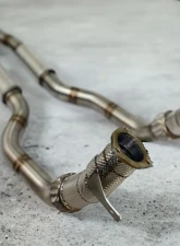 TFL Link Pipes w/Flex Joint for Catback Valvetronic Exhaust Audi RS6 Avant | RS7 C8 2019-2025                                     - AU.004.C01 - Image 2
