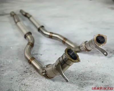 TFL Link Pipes w/Flex Joint for Catback Valvetronic Exhaust Audi RS6 Avant | RS7 C8 2019-2025 - AU.004.C01