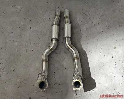 TFL Link Pipes w/Flex Joint for Catback Valvetronic Exhaust Audi RS6 Avant | RS7 C8 2019-2025 - AU.004.C01