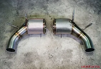 TFL High Flow Sport Cat Pipes Iconel Porsche 992 Turbo | Turbo S 3.7L - PO.005.C02