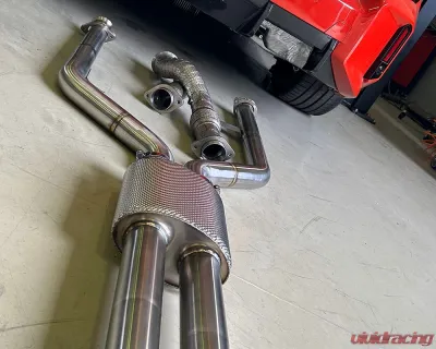 TFL High Flow Midpipe Stainless with Muffler BMW M2 G87 - BM.020.C01