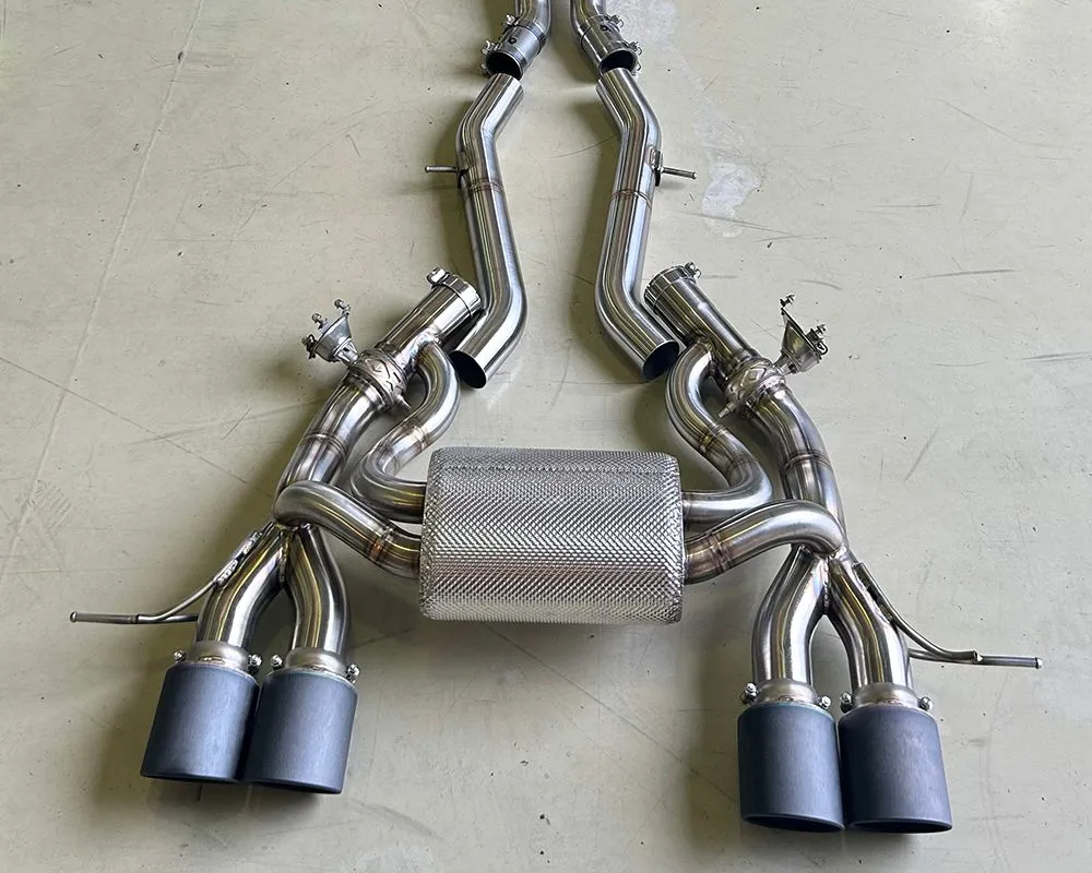 TFL Valvetronic Exhaust Muffler with Quad Tips BMW M2 G87 - BM.021.C01
