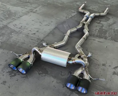 TFL Valvetronic Exhaust Muffler with Quad Tips BMW M3 G80 M4 G82 - BM.007.C01