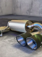 TFL Valvetronic Exhaust Muffler with Quad Tips BMW M3 G80 M4 G82                                     - BM.007.C01 - Image 2