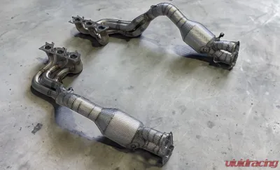 TFL High Flow Race Headers and 200 cell Catalysts Porsche 718 Cayman GT4 - PO.030.C01