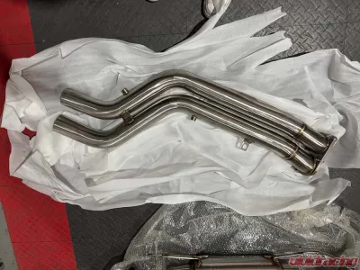 VRP BMW X3M X4M Stainless Valvetronic Exhaust System with Carbon Tips CLEARANCE - VR-S58X34M-170S