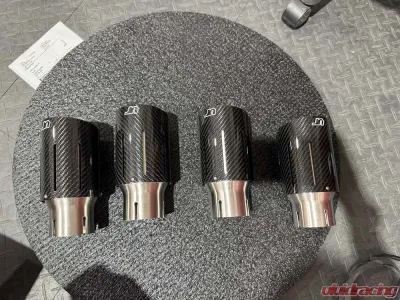 VRP BMW X3M X4M Stainless Valvetronic Exhaust System with Carbon Tips CLEARANCE - VR-S58X34M-170S