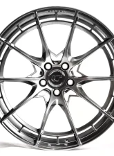 VR Forged D03-R Wheel Hyper Black 20x11 +43mm 5x112                                     - VR-D03R-2011-43-5112-HBLK - Image 2