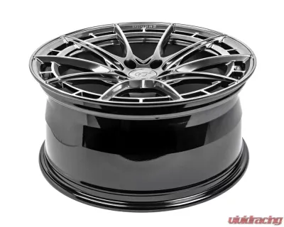 VR Forged D03-R Wheel Hyper Black 19x10.5 +22mm 5x114.3 - VR-D03R-19105-22-51143-HBLK