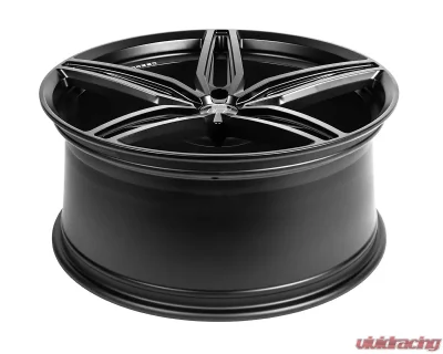 VR Forged D10 Wheel Set Porsche Taycan 22x10 22x11.5 Matte Black - VRF-D10-TAY-MBLK